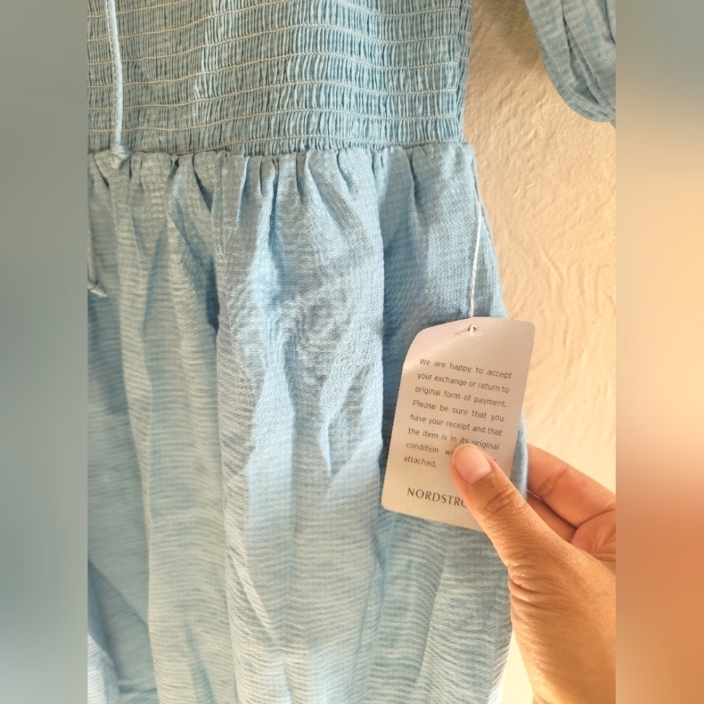 NSR, Sylvie Dress In Blue, Size Medium - Picture 9 of 10